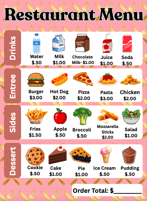 Free Printable: Pretend Play Doctor and Restaurant Sheets for Kids
